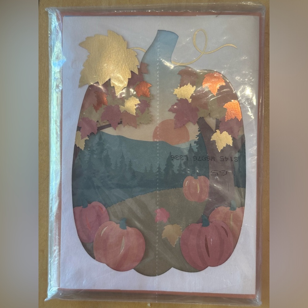 Lot of Four (4) Papyrus Thanksgiving Greeting Cards - Picture 5 of 7